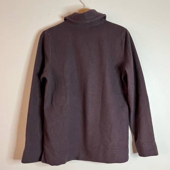 L.L. Bean Women’s Shawl Collar Fleece Pullover - Size Small - Picture 3 of 13